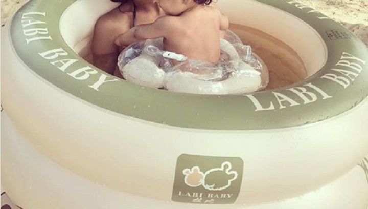 Photo Alert: Lisa Haydon And Her Son Enjoy Their Time In The Pool