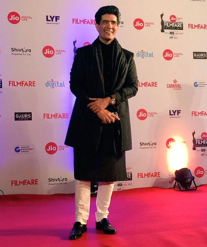 Manish Malhotra at the 2017 Filmfare Awards