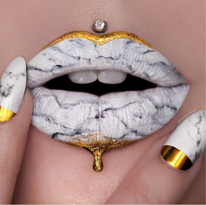 Marble Lips Are Officially Taking Over Instagram