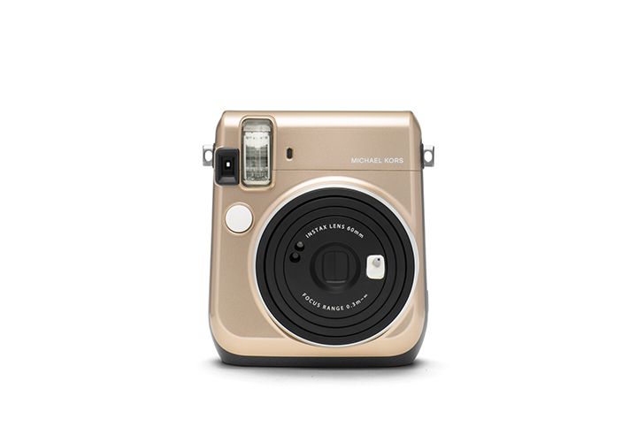 Michael Kors x Fujifilm Instax Mini70 Camera in gold