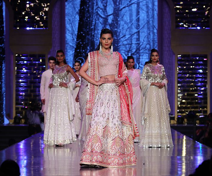 Models Walking The Ramp | Abu Jani Sandeep Khosla in aid of Cancer Patients Aid Association.