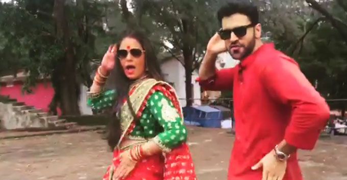 Check Out Vivek Dahiya And Mona Singh Shaking Their Booty In This Fun Video!