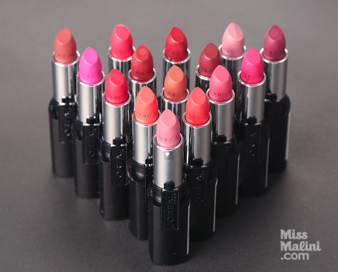 Lipsticks from the Infallible Collection by L'Oreal Paris