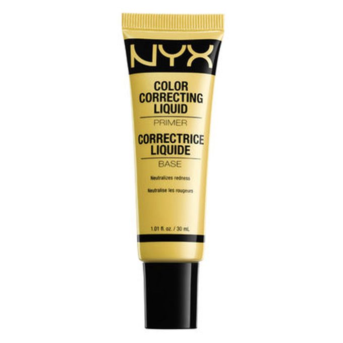 NYX Color Correcting Liquid Primer In 'Yellow' (Source: NYX Cosmetics)