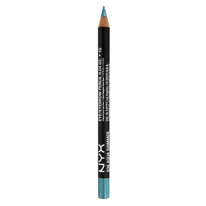 NYX Slim Eye Pencil In 'Aqua Glitter' | Source: NYX Cosmetics