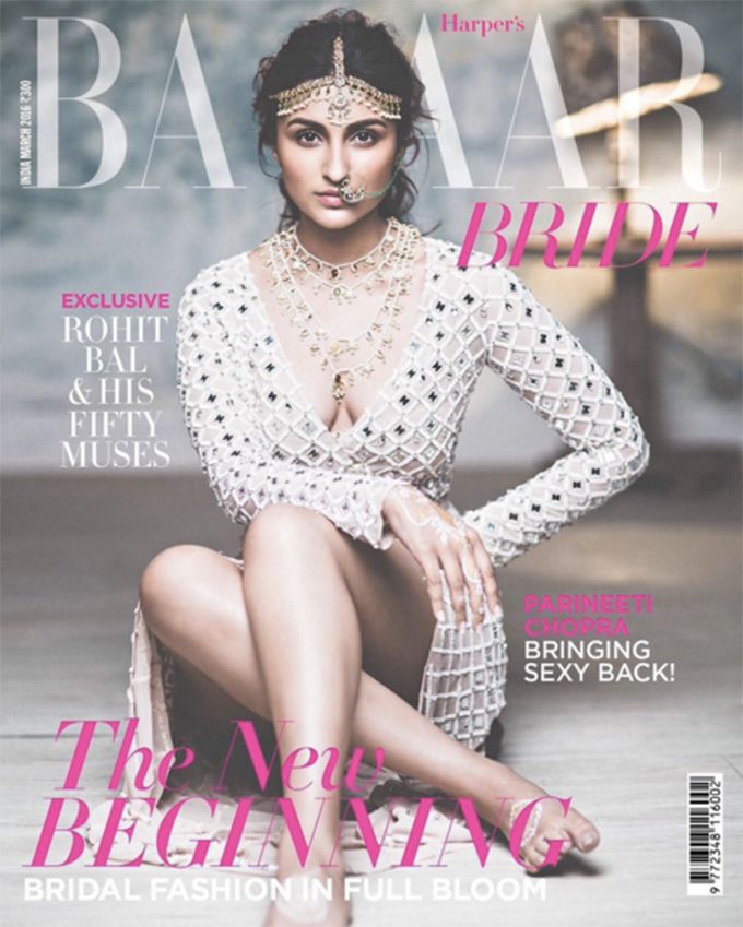Parineeti Chopra for Harper's Bazaar Bride 2016