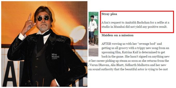 Amitabh Bachchan Is Making Mumbai Mirror Regret Writing A Baseless Article About Him
