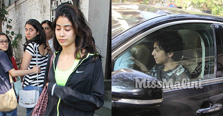 Photos: Sridevi’s Daughter Jhanvi Kapoor Out For A Lunch Date With Her Rumoured Boyfriend