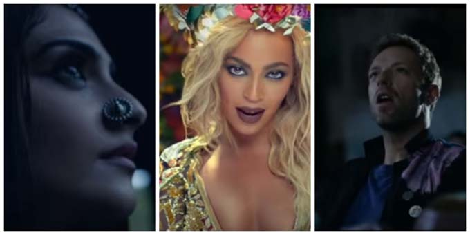 Sonam Kapoor, Beyonce, Chris Martin