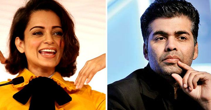Karan Johar’s Reaction To Kangana Ranaut’s Nepotism Comment Is Not What You’d Expect