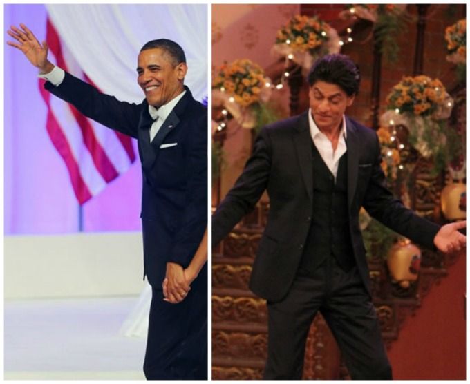 Shah Rukh Khan and Barack Obama