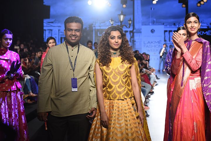 Radhika Apte for Sailesh Singhania at Lakme Fashion Week Winter/Festive 2017