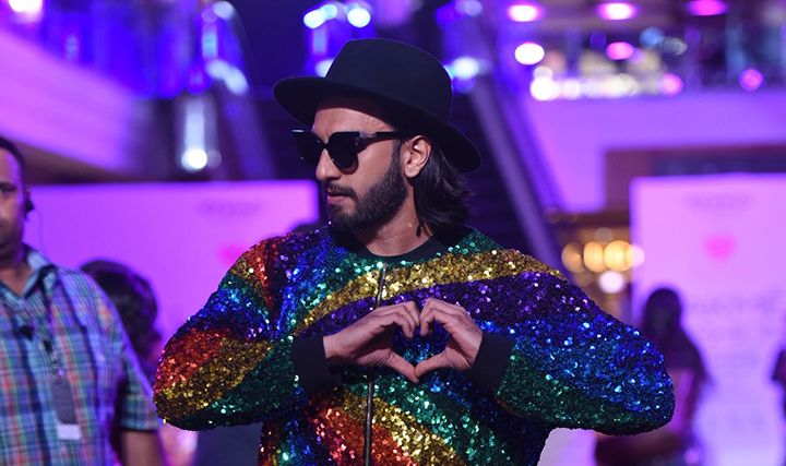 Ranveer Singh Makes A Rainbow Appearance On Day 4 Of Lakme Fashion Week