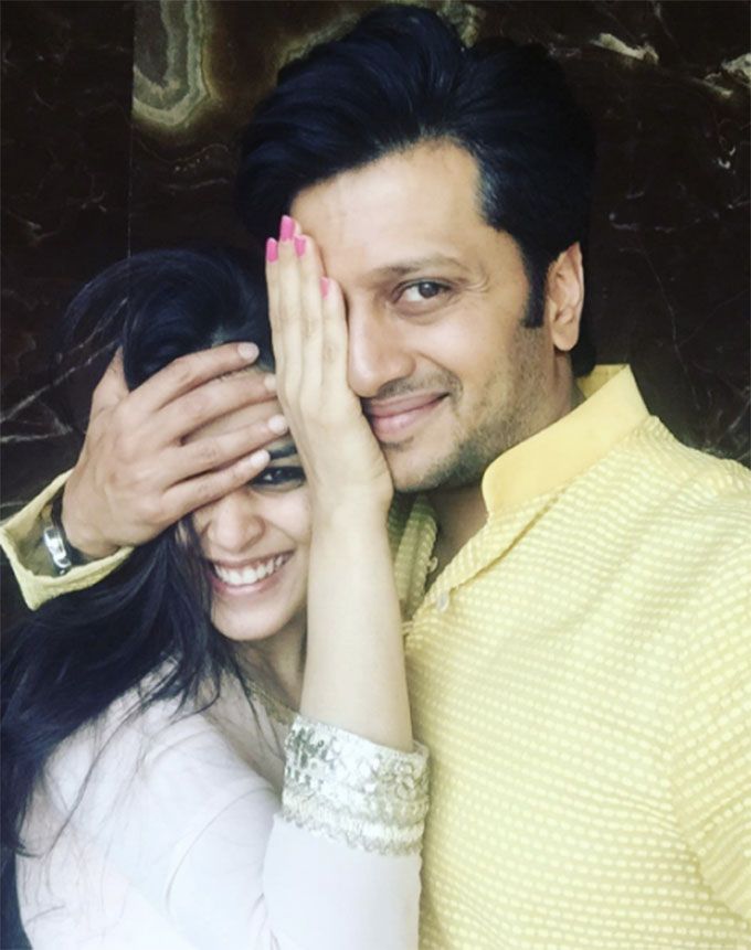 Riteish Deshmukh Posted The Sweetest Birthday Wish For Wife Genelia