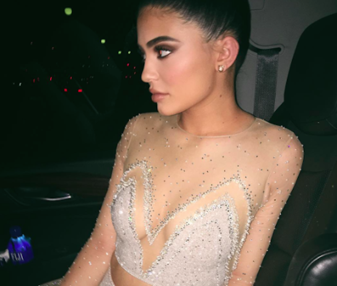 Kylie Jenner Wore A Naked Dress That Will Put Jennifer Lopez’s To Shame!