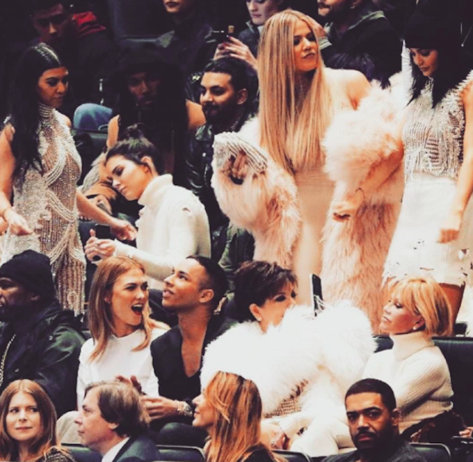The Front Row At Kanye West’s NYFW Show Was K-Razy!