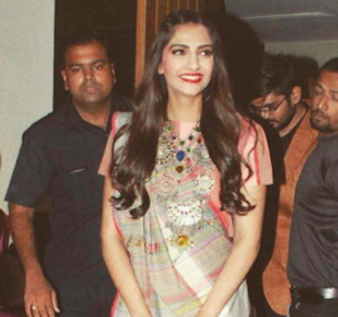 Sonam Kapoor’s Muted Sari Is Totally Wearable IRL!