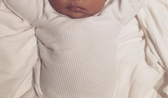 Kim Kardashian Just Shared The First Photo Of Her 3-Month-Old Son Saint West