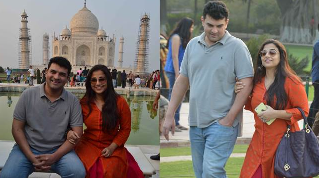 Photos: Vidya Balan Spent Some Romantic Time With Hubby Sidharth Roy Kapur At The Taj Mahal