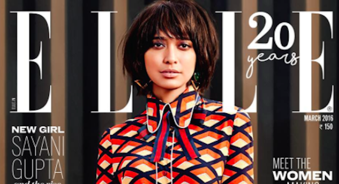 Elle India’s March Cover Plays With A Lot Of Print – And It’s Quite Groovy!