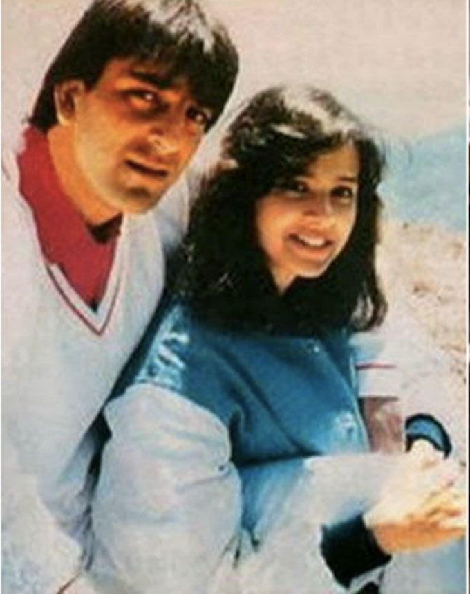 Sanjay Dutt and Richa Sharma