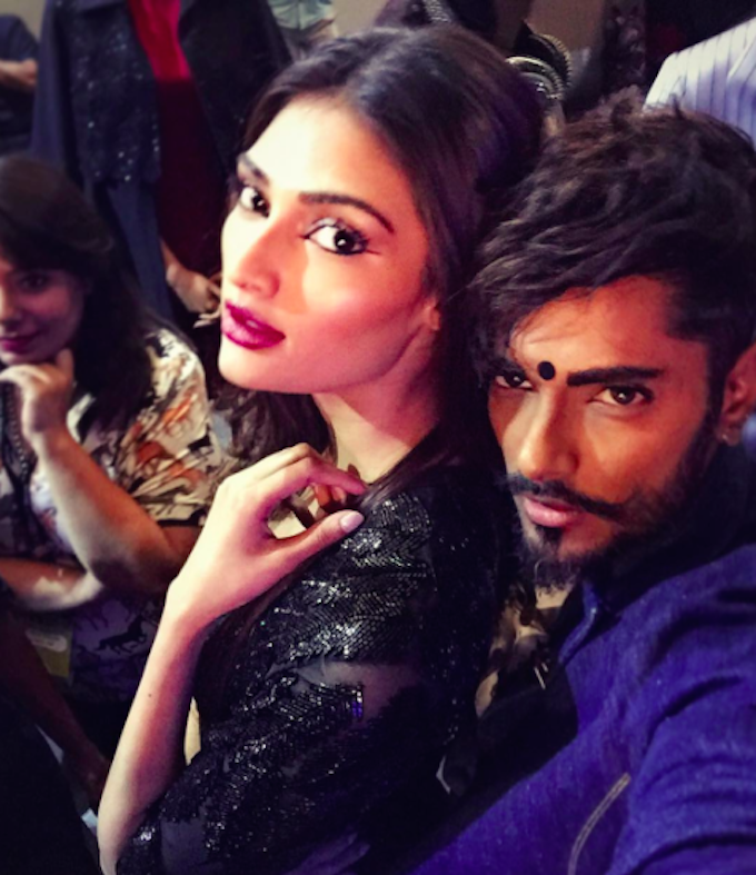 Athiya Shetty & Elton J Fernandez (Source: Instagram)