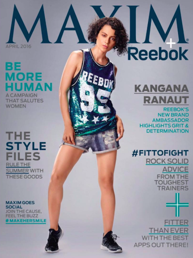 Kangana Ranaut for Maxim Magazine