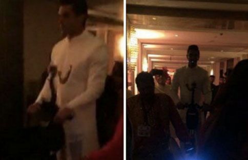 Video: Karan Singh Grover Entered His Wedding Venue In A Rather High-Tech Way!