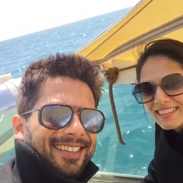 Check Out This Video Of Shahid Kapoor &#038; A Pregnant Mira Kapoor On Their Holiday