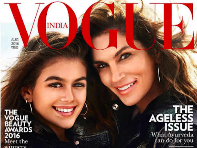 Cindy Crawford & Her Daughter Together Make For The Cutest Cover Ever!