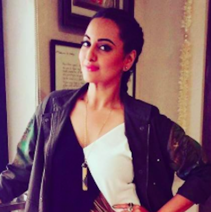 You Need To See The Back Of Sonakshi Sinha’s Jacket!