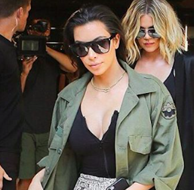 Let Kim Kardashian Show You How To Dial Down An Otherwise OTT Outfit