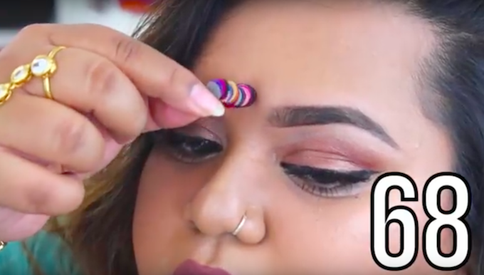 This YouTuber Layers 100 Bindis On – And It’s Pretty F*cking Insane!