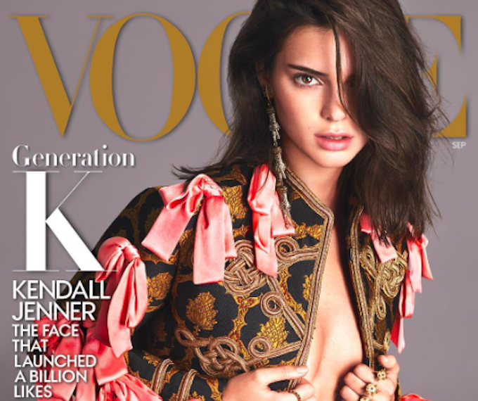 Kendall Jenner Is On The September Issue Of Effin’ Vogue!
