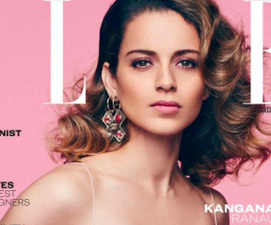 Kangana Ranaut Looks Sexy In Lace On The Cover Of ELLE