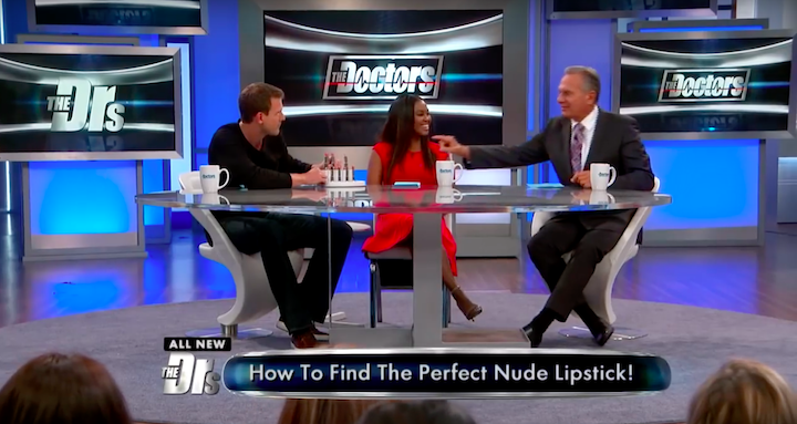 The Doctors, perfect nude lipstick (Source: Youtube)