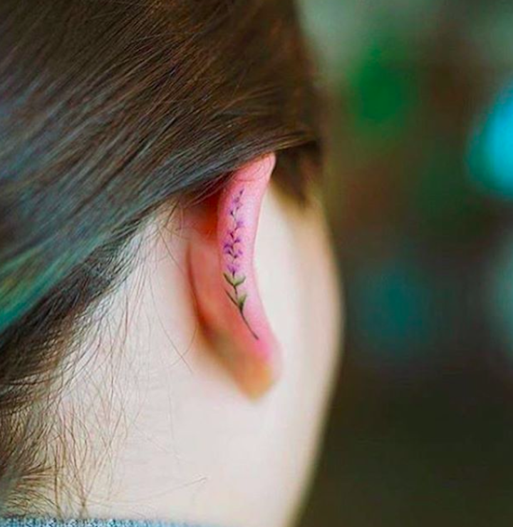 This New Tattoo Trend Will Replace Your Ear Piercings