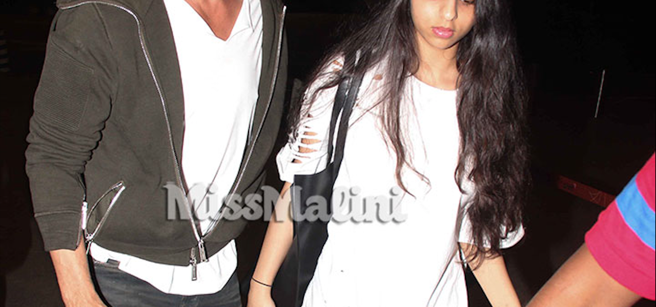 Photos: Shah Rukh Khan Spotted With Daughter Suhana Khan At The Airport