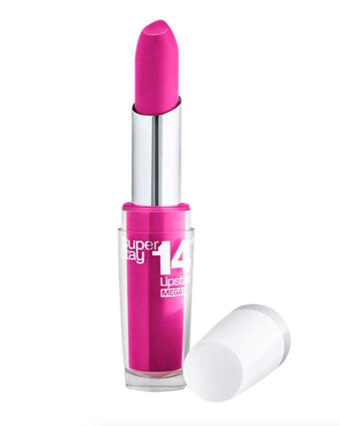 Maybelline Superstay Megawatt 14HR Lipstick In 'Neon Pink' | Source: Maybelline