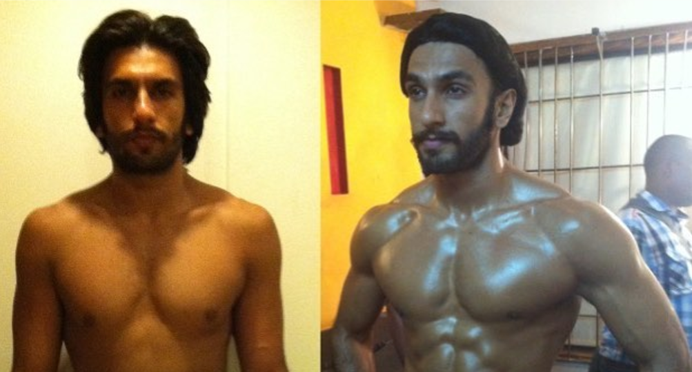 This Photo Of Ranveer Singh’s 6 Week Transformation Is All Kinds Of Amazing!