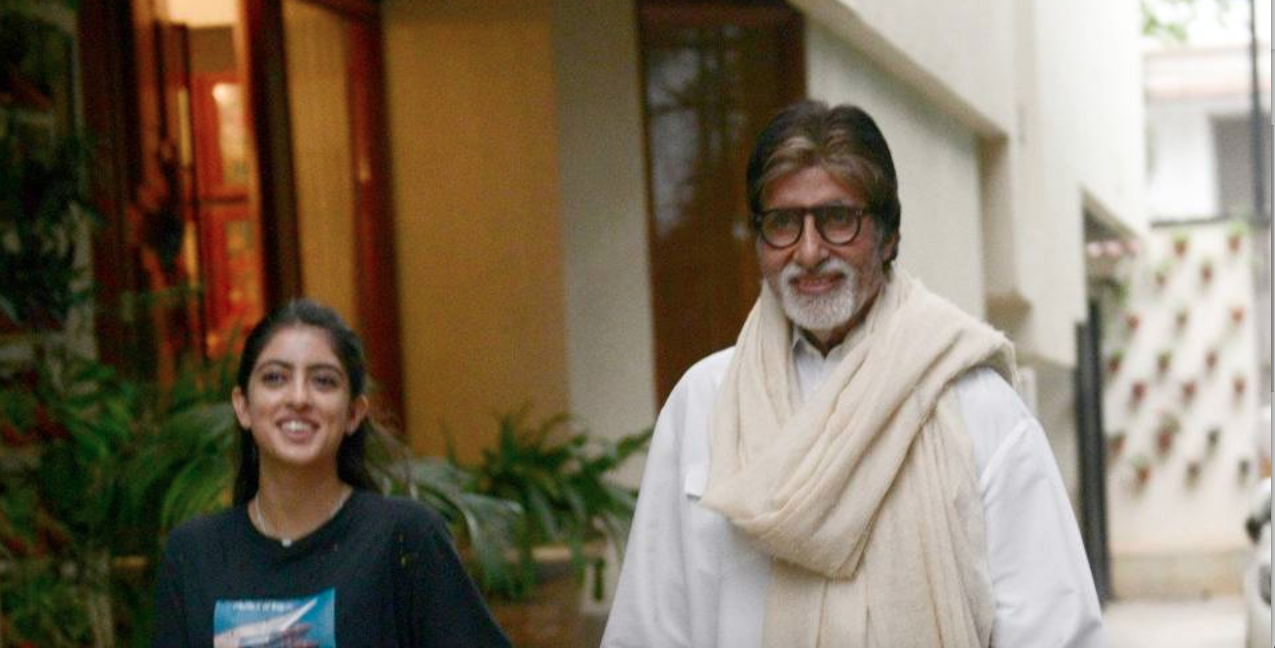 Here’s The Most Adorable Photo Of Navya Naveli Nanda With Her Grandfather Amitabh Bachchan
