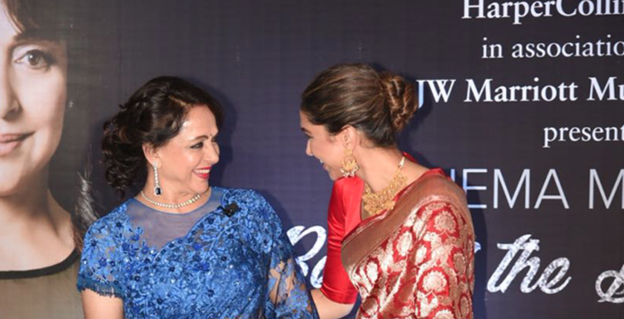 Photos: Deepika Padukone And Hema Malini Look Like A Dream Together