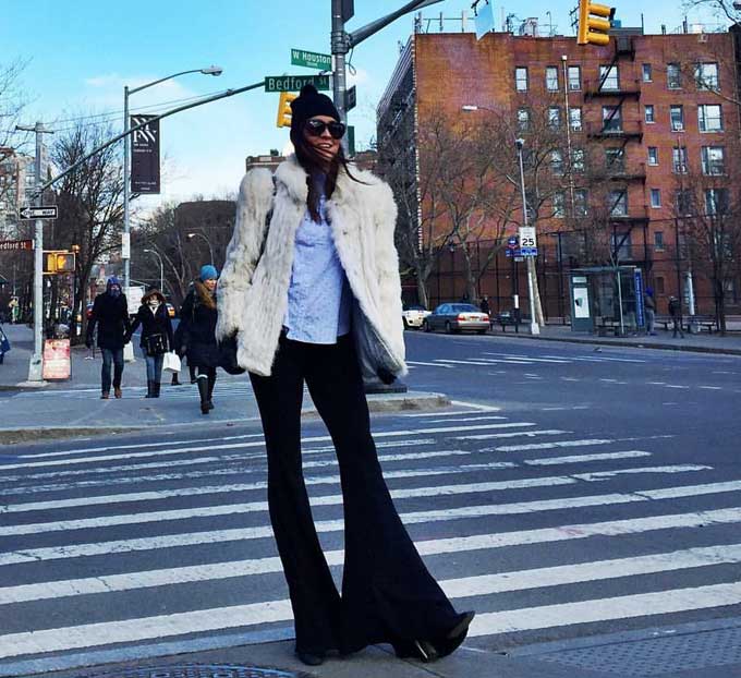 Street style spotting at NYFW AW'16 ( Source: @stylescrapbook on Instagram)