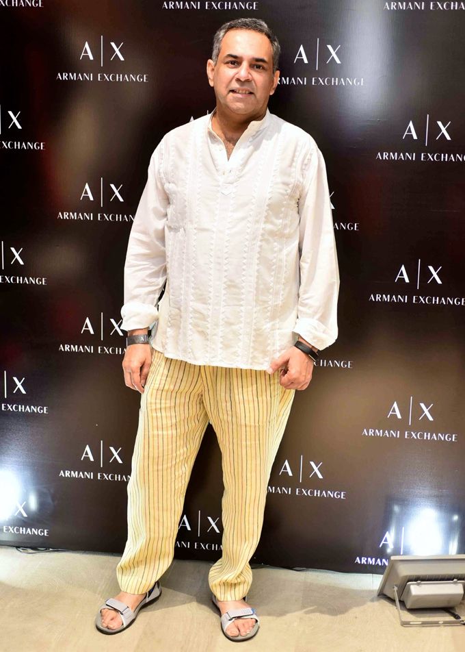 Shivjeet Kullar at the grand opening of the Armani Exchange store at Select Citywalk, Saket (Photo courtesy | Genesis Luxury)