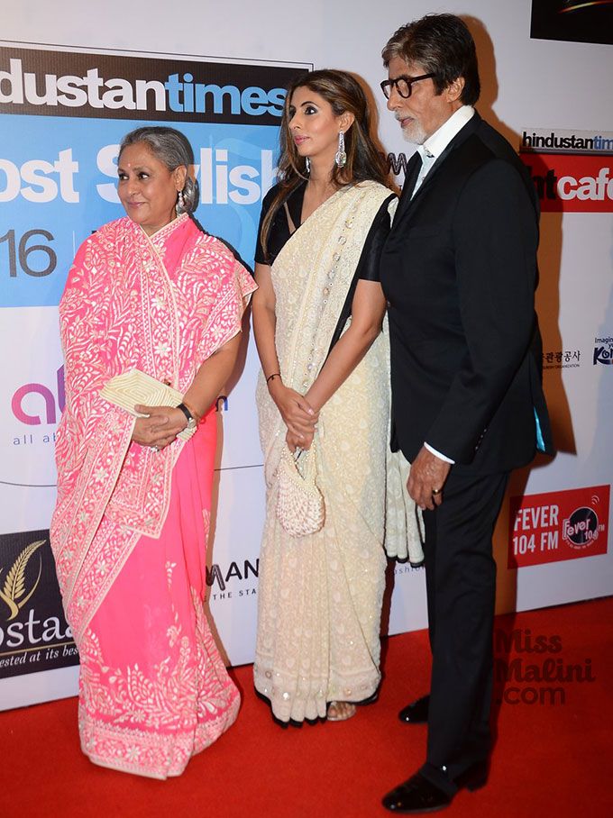 Jaya Bachchan , Shweta Bachchan & Amitabh Bachchan