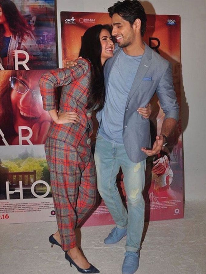 Katrina Kaif & Sidharth Malhotra (Source: Instagram)