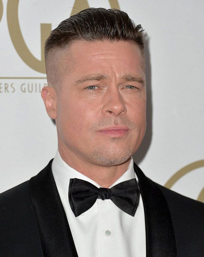 Brad Pitt | Image Source: haircutinspiration.com