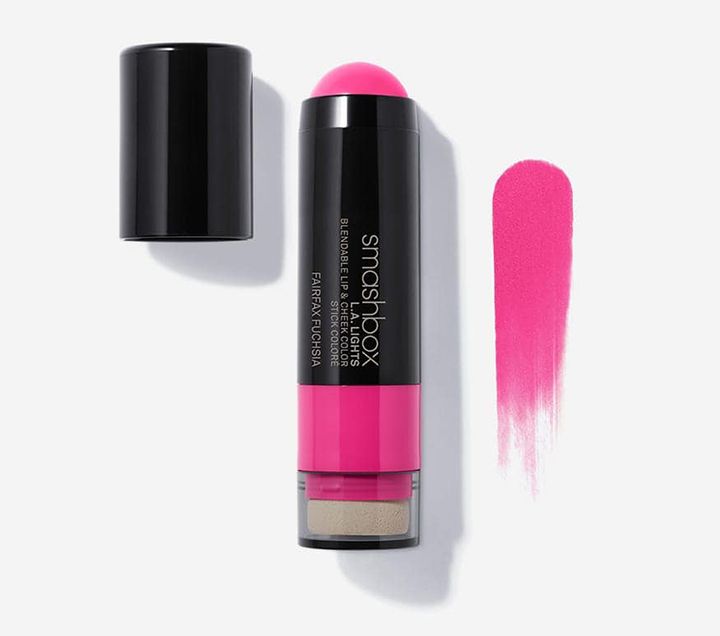 Smashbox L.A. Lights Lip & Cheek Colour in 'Fairfax Fuchsia' | Source: Smashbox