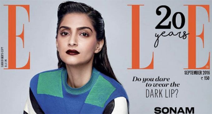 Sonam Kapoor Makes The Most Perfect Cover Girl On Elle’s September Issue!