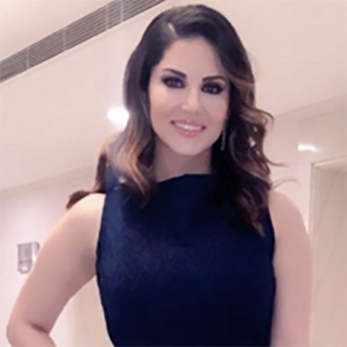 Sunny Leone Looks Like A Dream In This Midnight Blue Outfit